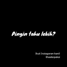 Lihat instagram kami di @sadarpakai